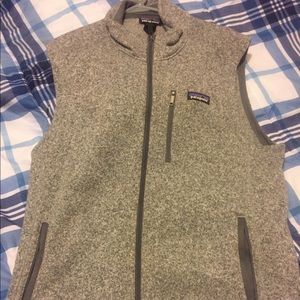 Patagonia grey better sweater vest grey large